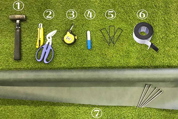 DIY教室人工芝の施工方法 RESTA