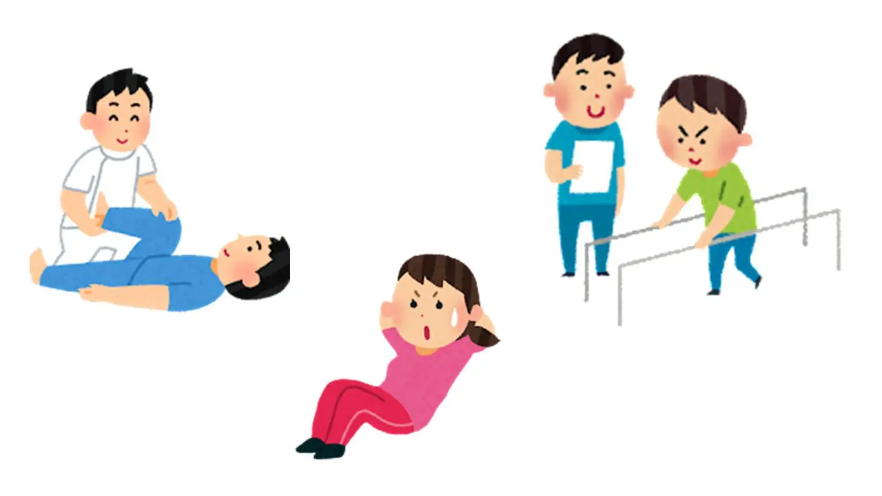 理学療法士 PT 1 みさきのイラスト素材 - 素材屋イラストブログ