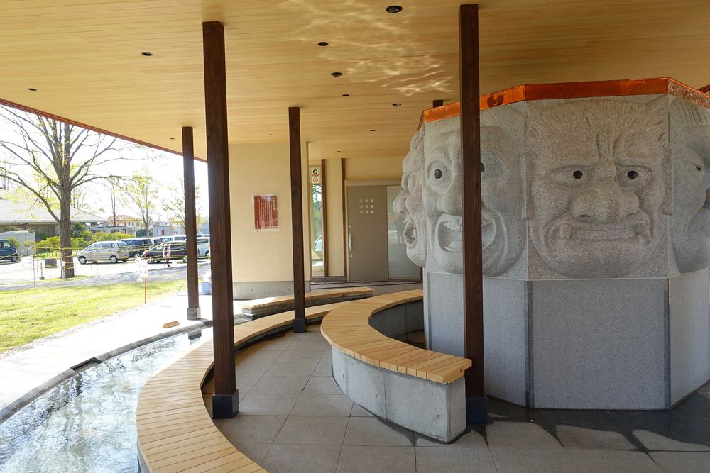 安曇野 穂高温泉 八面大王 足湯 写真素材4473019無料 - フォトライブラリ