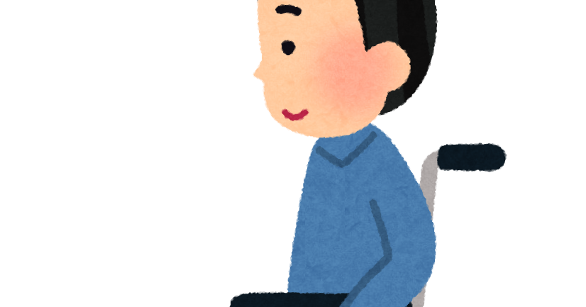 横から見た車椅子に乗る人のイラスト おばあさんかわいいフリー素材集 いらすとや