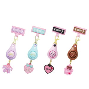 楽天スーパーSALE 防犯アラーム 130dB 大音量 LEDライト付き 防犯ベル 充電式 子ども 子供 男の子 女の子 大人 女性 小学生 中学生≪人気≫ SALE 防犯ブザー 鬼滅の刃 竈門 禰豆子 KMY-36A かまど ねずこ ピンク かわいい 大人 女性 小学生 ランドセル 子ども 防犯