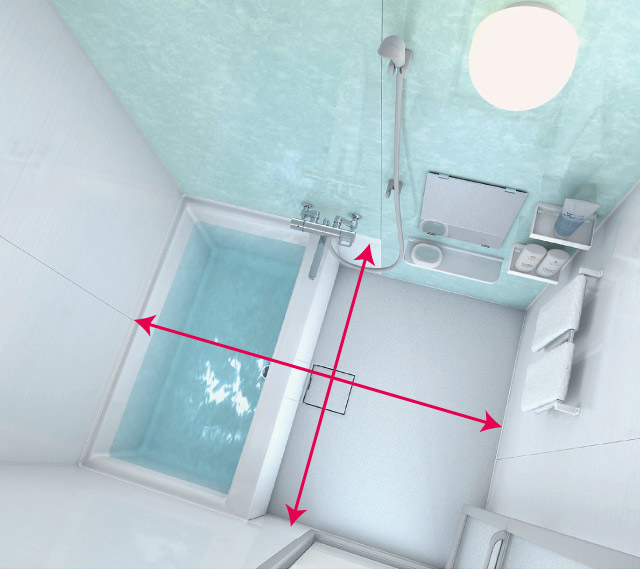 お風呂の大きさに悩む方必見。お風呂サイズの選び方リフォーム総本舗