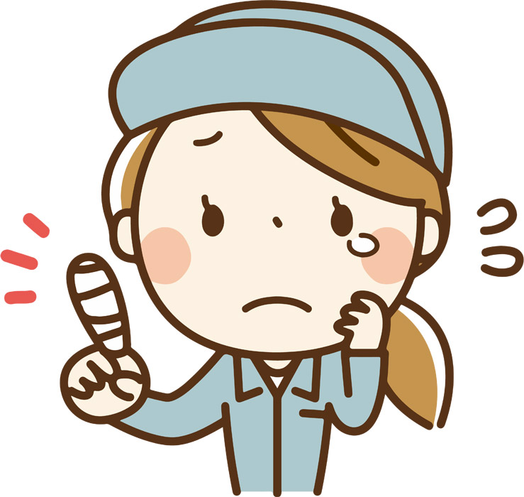 頭を怪我した人・頭部外傷 女性 のイラスト – フリーイラスト素材集 KuKuKeKe