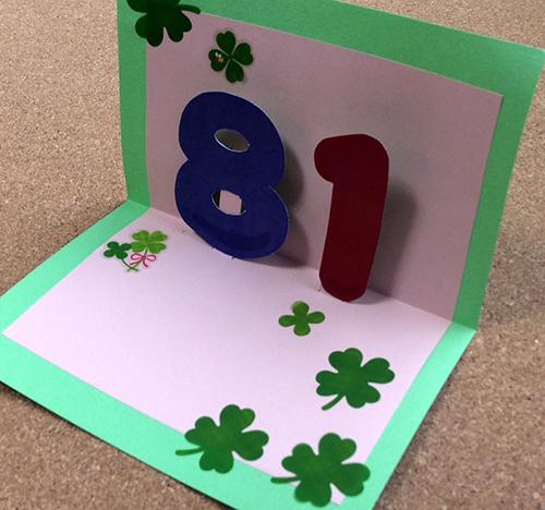 花束のポップアップカードの作り方 How to make Bouquet pop-up card