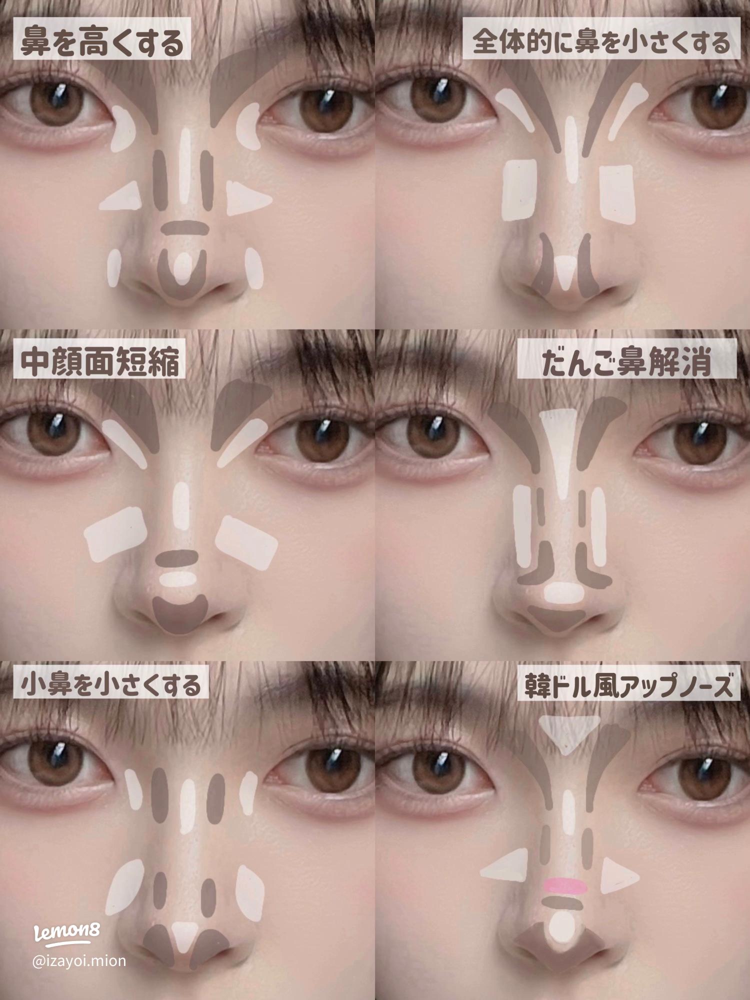 鼻シェーディング初心者のための簡単ガイド