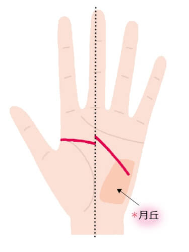 手相鑑定例 vol.1-1－運命線について奇門遁甲&九星気学の吉方位・引越し鑑定宇佐應凜 うさおうりん