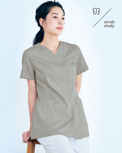 7028SC スクラブ 白衣 ジップスクラブ フォーク メンズ 男性用 前開き 半袖 制電 吸汗速乾 FOLK 医療用 看護師 ドクター 医師 医者かっこいい 全3色 ジップスクラブ 背中・脇ニット・メンズ7044SC-5医療制服・スクラブ白衣の通販なら ユニデポ メディカル