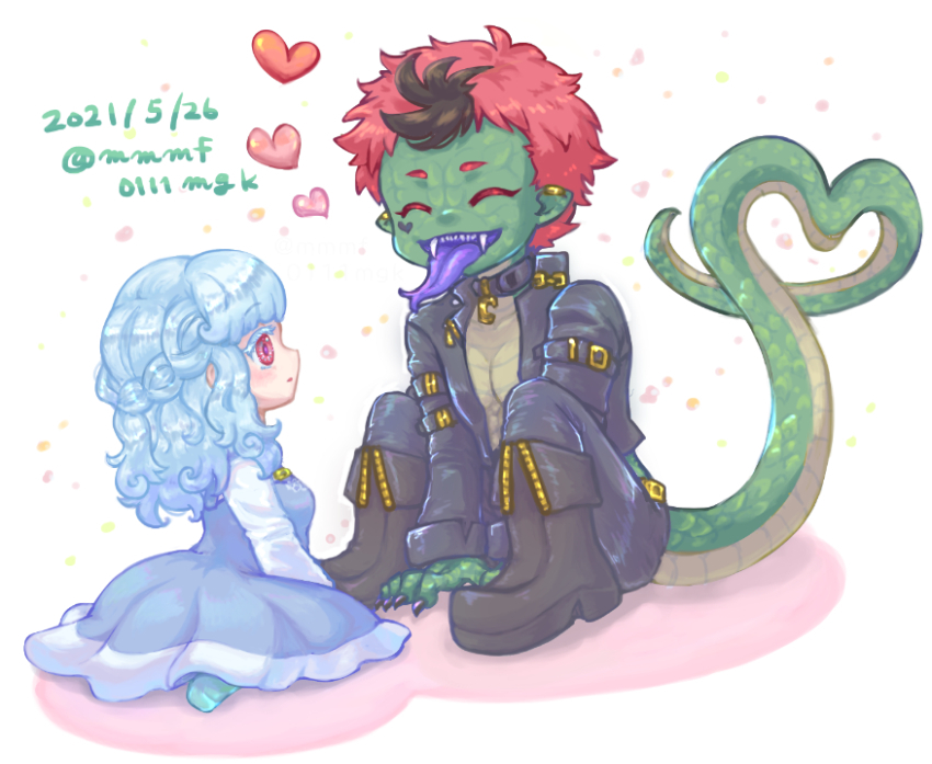 人間の顔、角、竜の翼、ライオンのたてがみ、爬虫類の体、女性の乳房を持っています。18世紀のポピュラーな版画