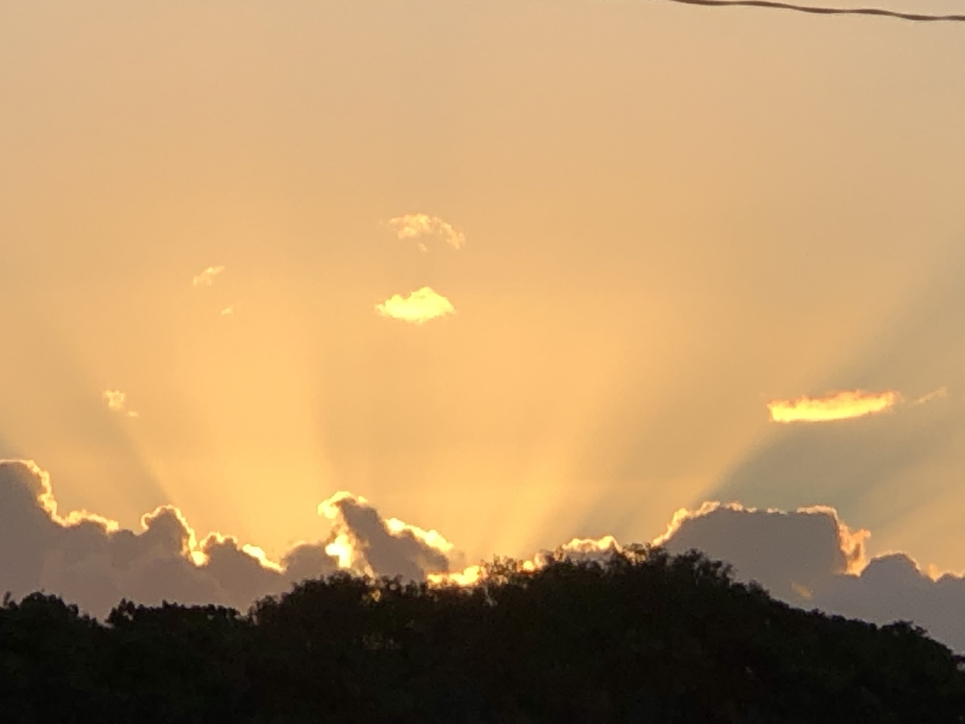 天使の梯子 : 雲空海
