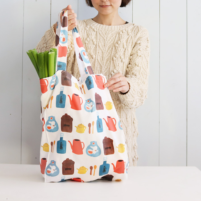 100均糸 軽くてたためる大きめネットエコバッグ編みました☆Crochet Bag☆かぎ針編みバッグ編み方、編み物