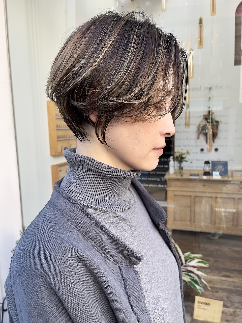白髪が目立たない 髪型 ボブTikTok