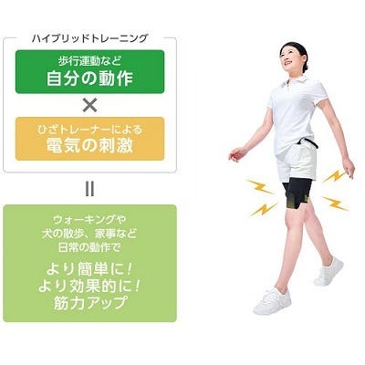 EMS 膝サポーター 膝風迅雷 膝用 筋トレ 筋肉 トレーニング 単品 ひざ 補助 ジェルシート不要 器具 機械 マシン 鍛える 運動 : gladshop7 - 通販 - Yahoo!ショッピング