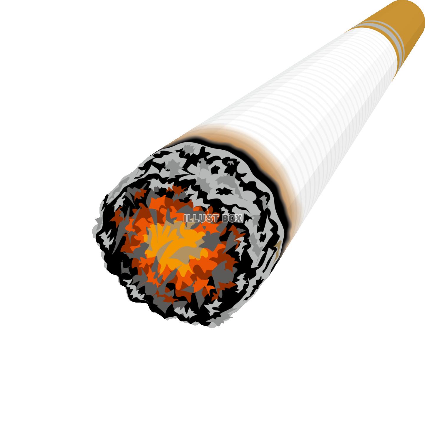 ポスター用のリアルなタバコで禁煙サイン。ベクトルイラストPremiumベクトル素材