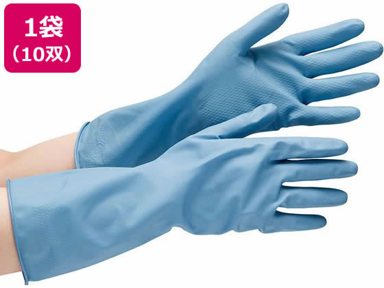 送料無料 ゴム手袋 炊事用手袋 ショーワグローブ ナイスハンドソフティ 中厚手Ｍサイズ ピンク 2組Ｘ10パック