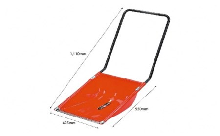 楽天市場 スノーダンプ ママダンプ 折りたたみ式 可動 キャスター付 コロ キャスター 雪かき 除雪 冬 コンパクト 省スペース スコップ :あなたのほしいインテリアのお店