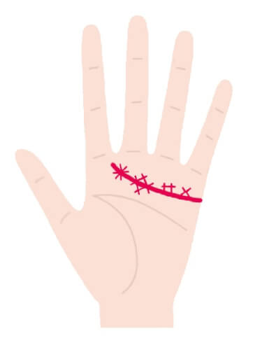 手相」女王とまる子と時々ファミリ