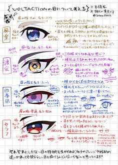 目のハイライトに意外な色を入れる - イラスト練習帳