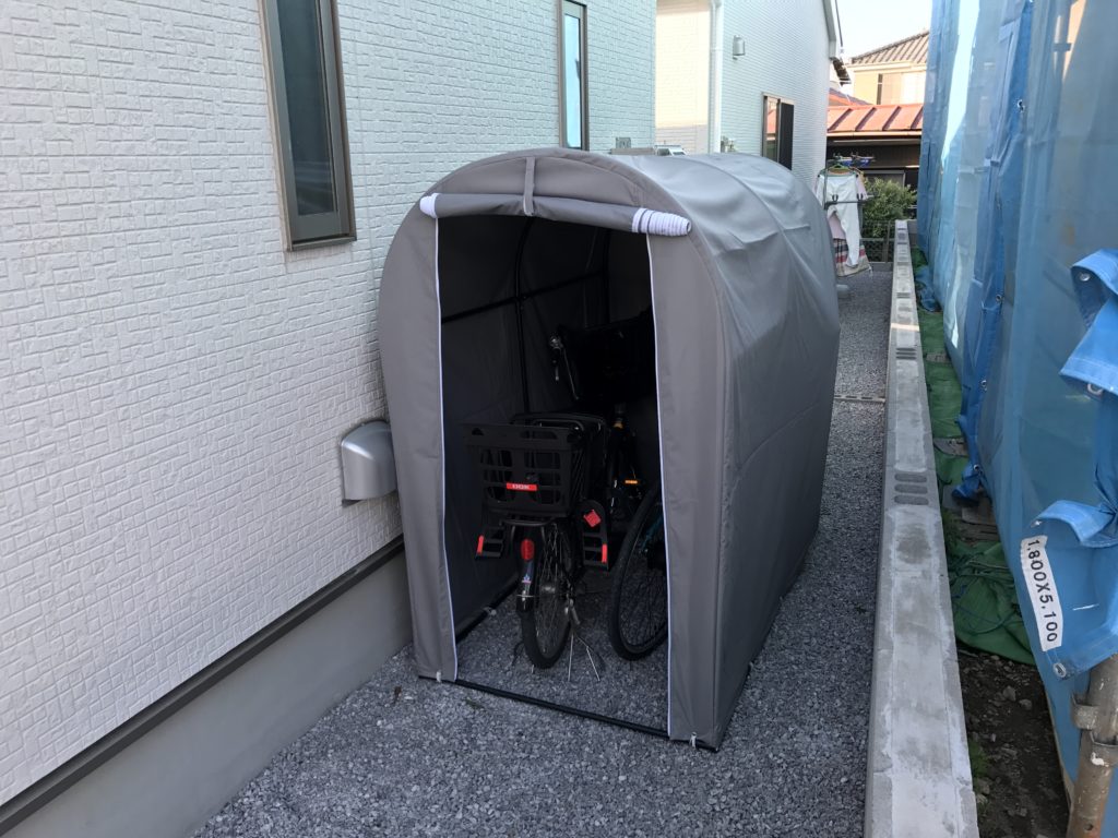 サイクルハウス設置DIY 自転車3台用サイクルハウス台風対策します！ 簡単DIY - YouTube