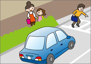 停車中のバスを追い抜くときは確認を - 人と車の安全な移動をデザインするシンク出版株式会社