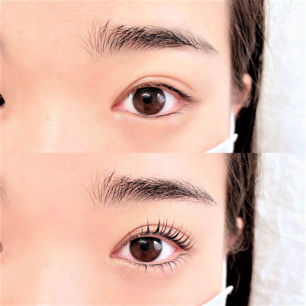 上下まつ毛パーマ 中顔面短縮メイク♪ブログ広島県福山市のマツエクならeyesalon Lieb