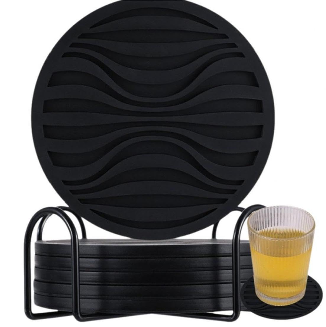 水滴のついたグラスがくっつかないコースタートピックス京の老舗御用達の折箱京朱雀道具町 勝藤屋