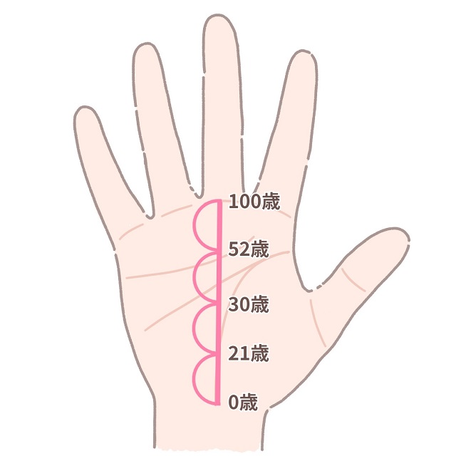 運命線3本枝分かれTikTok