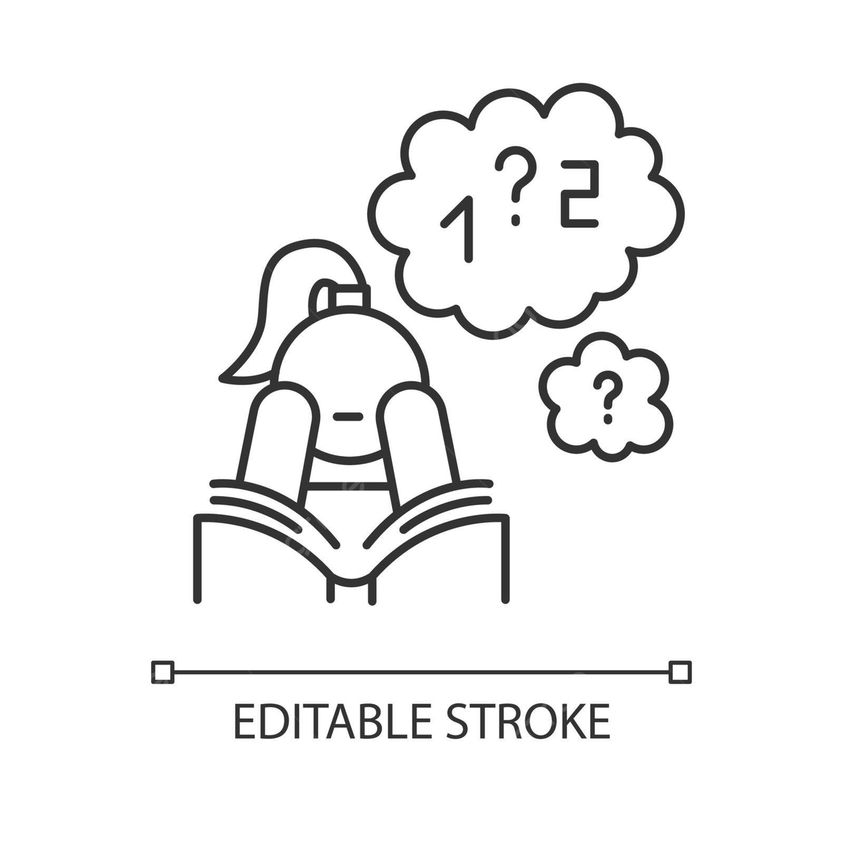 集中力 – 筆書き素材専門サイト「カリ蔵」