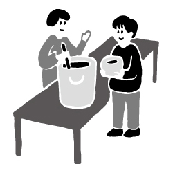 ホームレスの人たちに無料で食べ物を与える慈善家。路上で生活する空腹の貧しい人々。行列に並ぶキャラクターが無料の食事を提供します。行く所がない。失業中の空腹の貧しい文字。」のベクター画像素材 ロイヤリティフリー2229342537Shutterstock