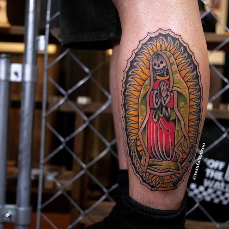 マリア様時計天使のタトゥー – Tifana Tattoo – 東京・渋谷のタトゥースタジオ