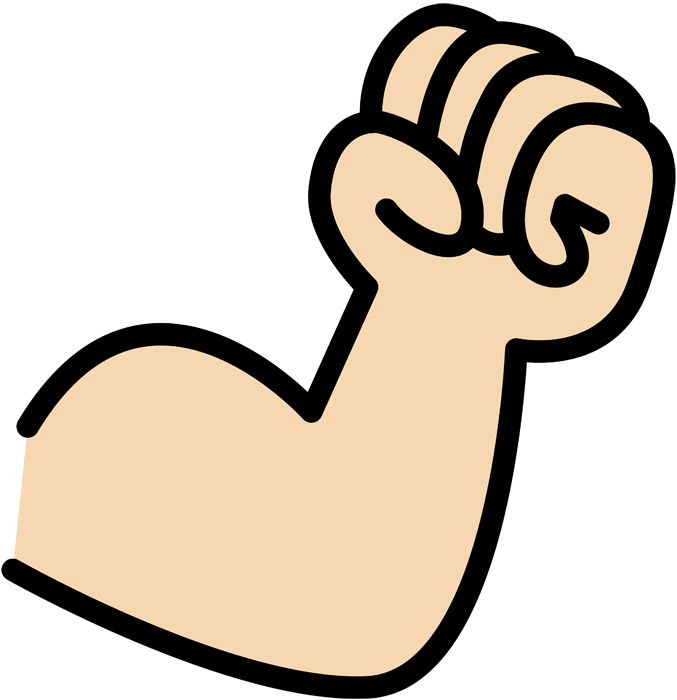 女性の腕のラインと構造イラスト・フリー素材なら「シンテリ」