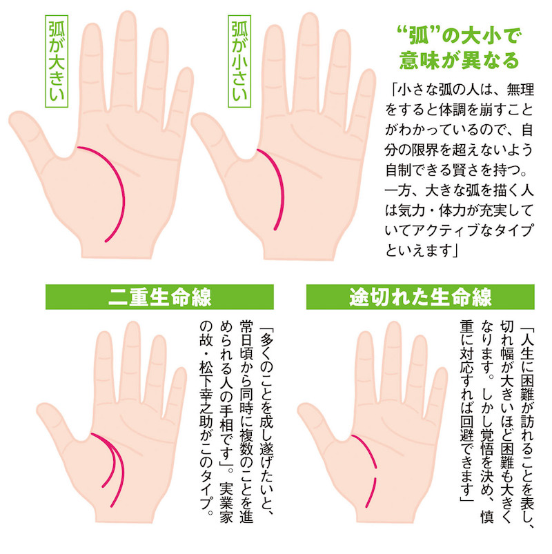 手相占い 二股の生命線の意味13選！右手・左手・両手・アイランドなど。 - supimin