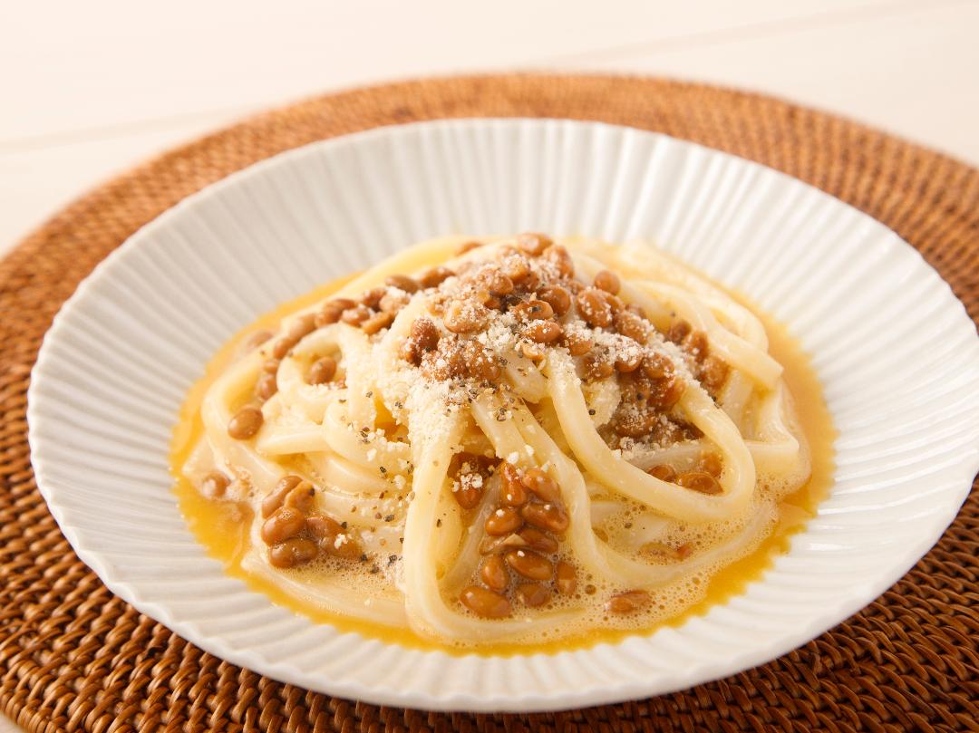 幼児食 キャベツと納豆のお好み焼き★