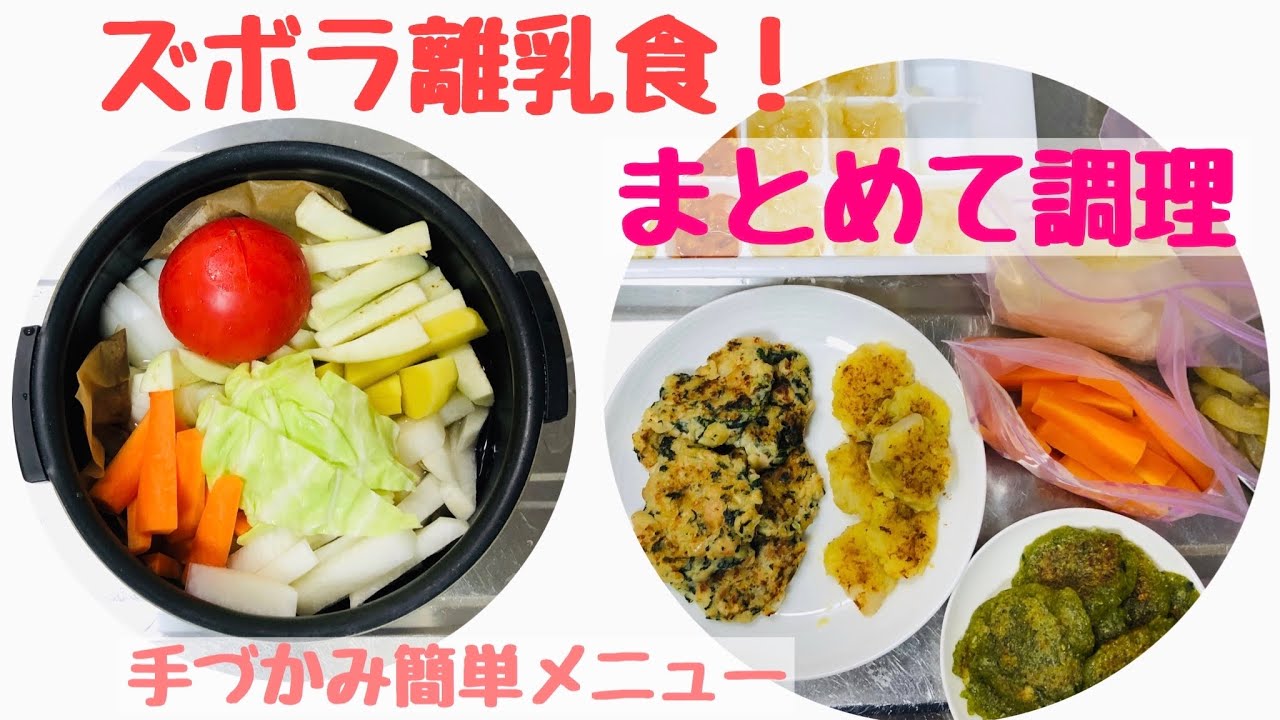 炊飯器で簡単離乳食！中期 後期 完了期