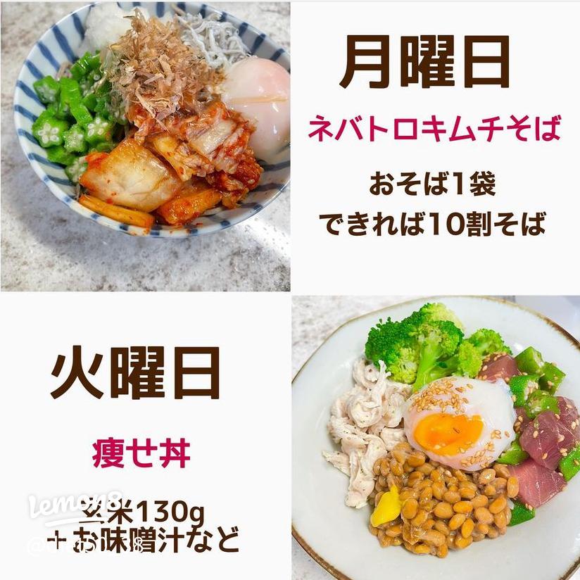 1週間お手本ダイエットメニュー ヘルシー食材でいろんな料理を作って楽しく痩せよう 2ページ目RAXY ラクシー