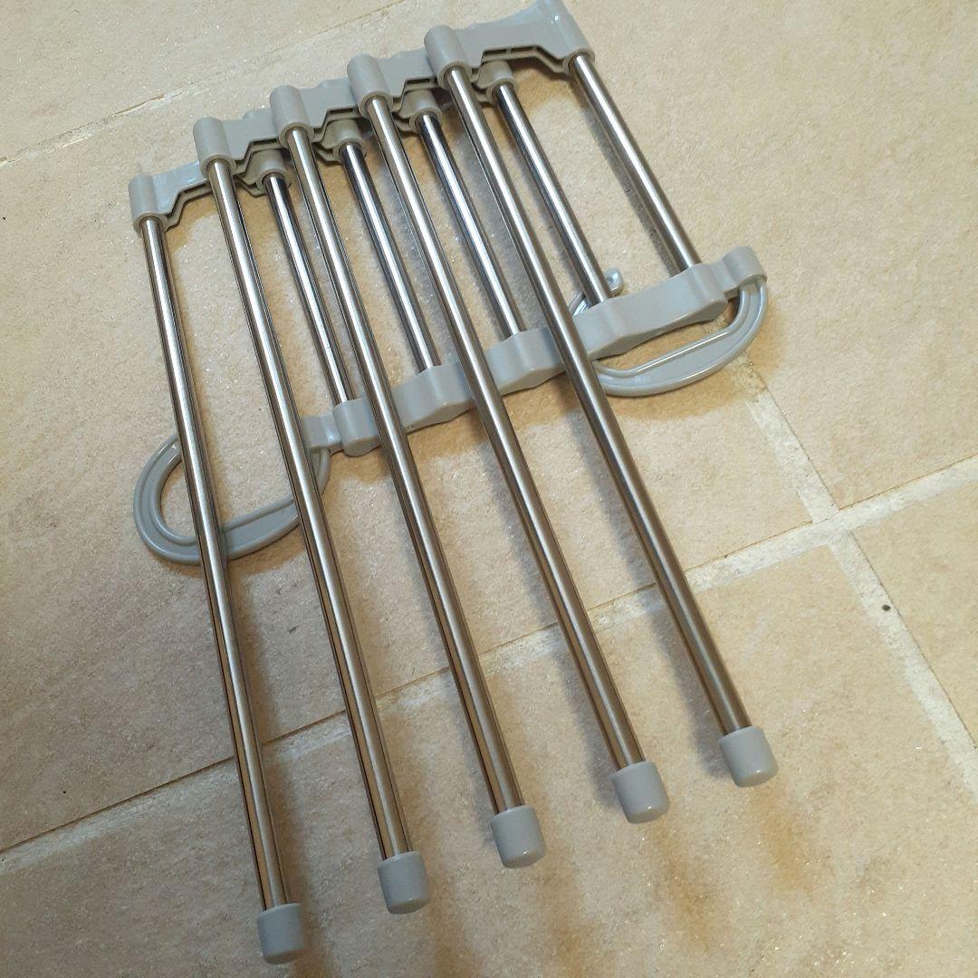 ダイソー タオル干し ハンガー 美品タオル掛け