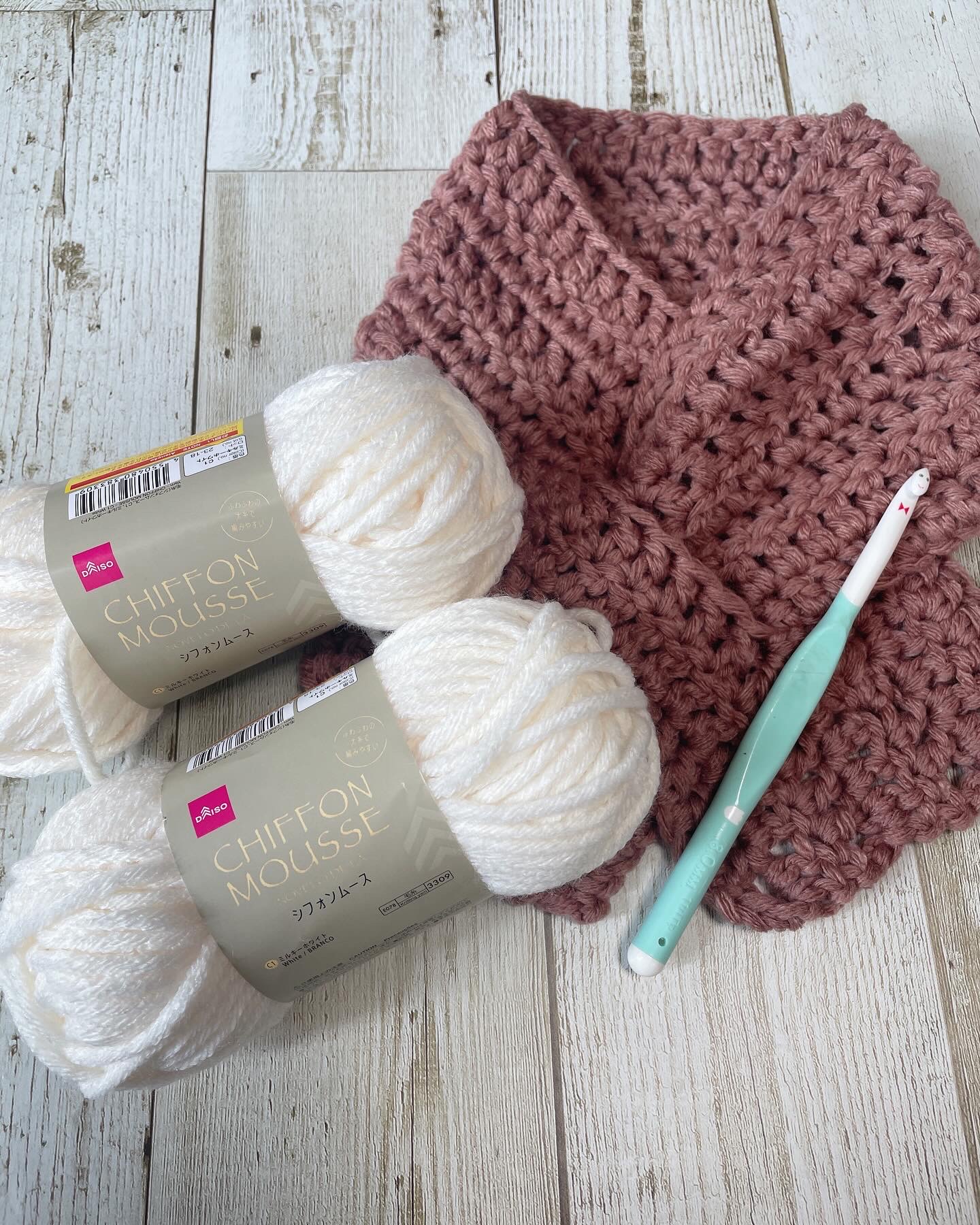 ランドスケープで編む ガーターマフラー手作りレシピクロバー株式会社