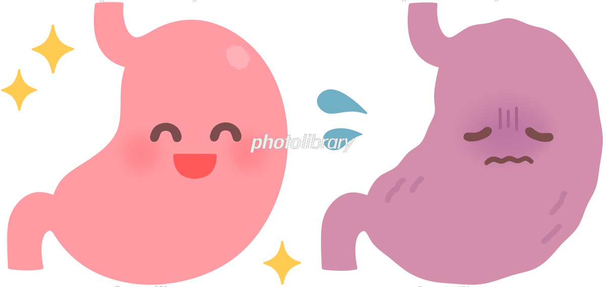 胃のイラストイラスト無料・かわいいテンプレート