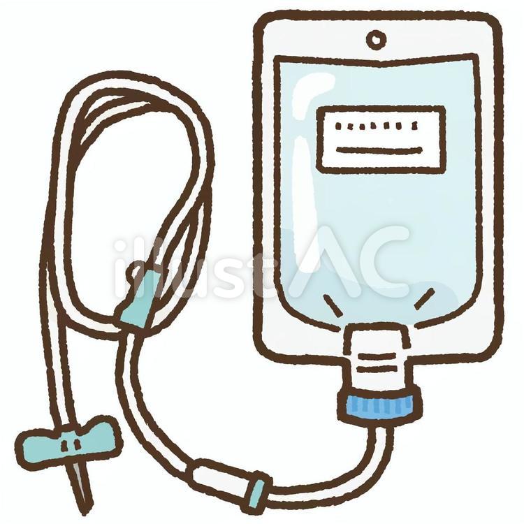 医療 患者の無料イラスト 点滴 39260素材Good