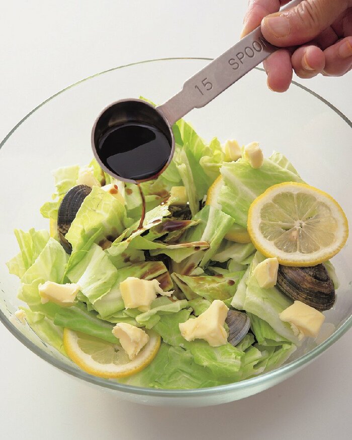 レンジで簡単!! 豚キャベツのレンチン蒸し