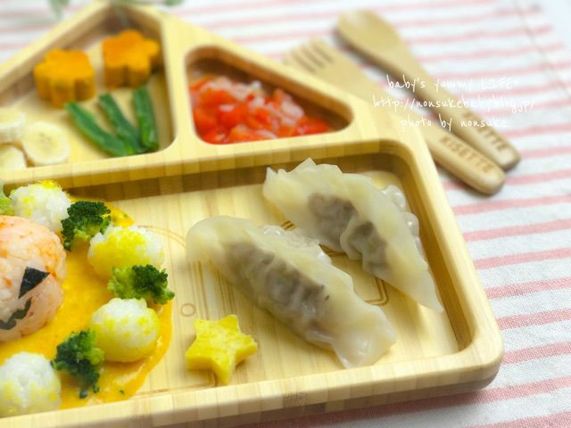 1歳向けの汚さず食べられる餃子レシピTikTok