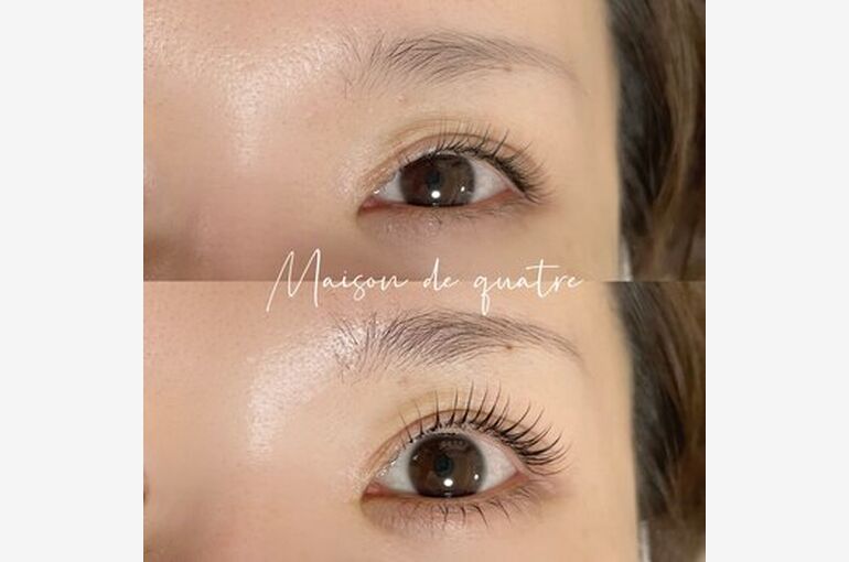 ☆まつげパーマ上下☆ ・ お悩みは ▪︎下まつげ 特に右目 が目の中に頻繁に入る ▪︎ビューラーをしても 上 まつげが下がってきてしまう ・ ⚫︎下 まつげ 右目 が目の中に常に当たっている様な状態でした 少しお時間はかかりましたが、上下別々にパーマをかけさせ