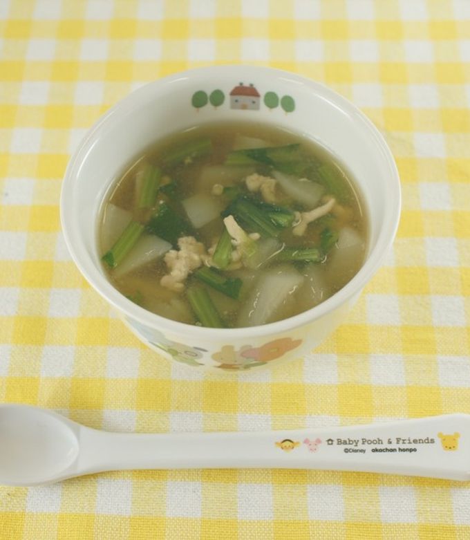 離乳食中期かぶのだし煮