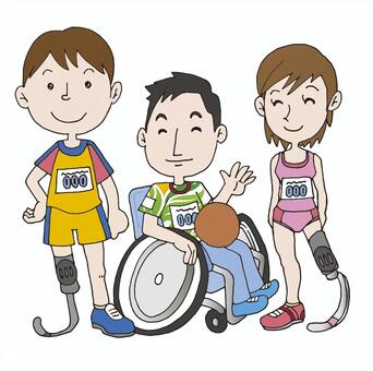 フリーイラストガッツポーズする車椅子の女性パブリックドメインQ：著作権フリー画像素材集