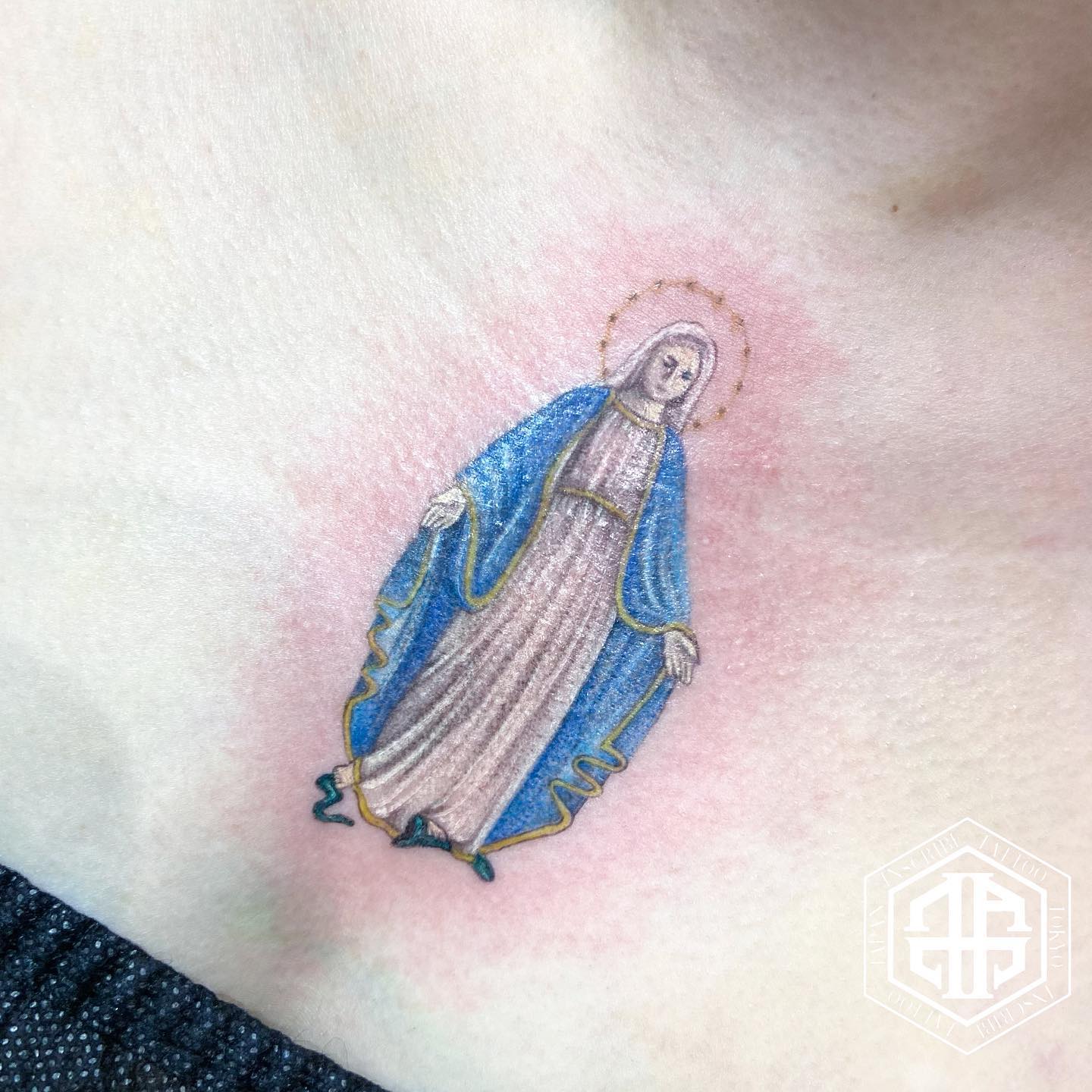 ハーフスカルマリア マネーローズ 下絵STROKER TATTOO