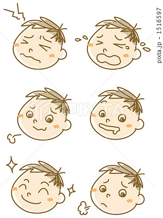 よだれ顔 黄色の絵文字大サイズ 笑顔Premiumベクトル素材