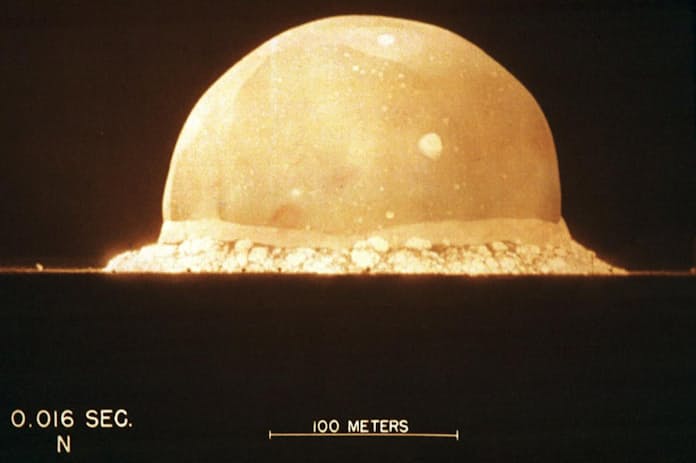 核実験：1945年、世界初の核実験 「死の灰」降下、46州に カナダ・メキシコにも 米大学解析毎日新聞
