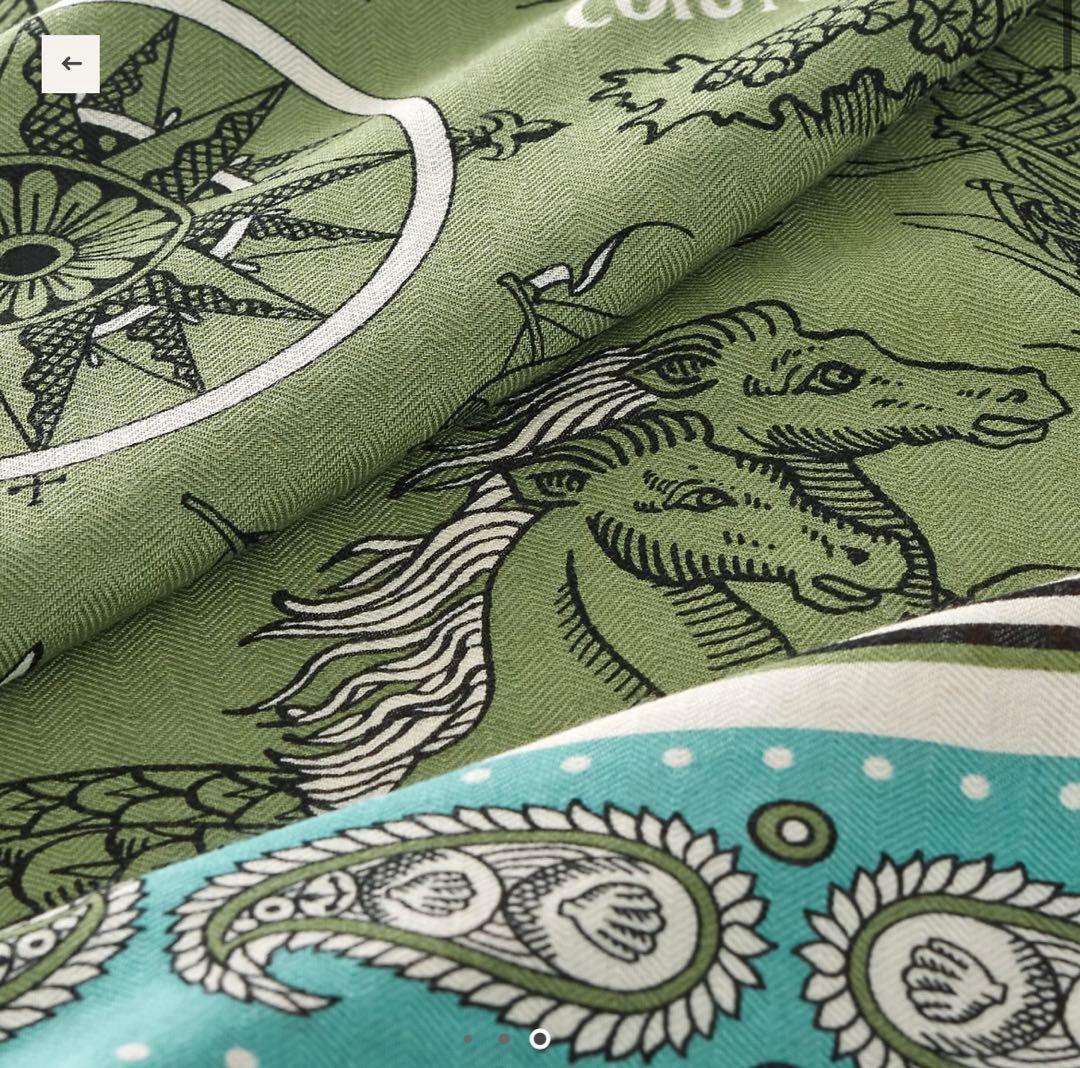 タグ付き未使用品！ HERMES カレジェアン 船乗りのタトゥー バンダナ カレジェアン船乗りのタトゥ