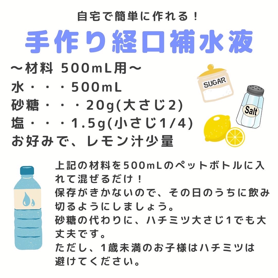 経口補水液の作り方しながわ在宅クリニック