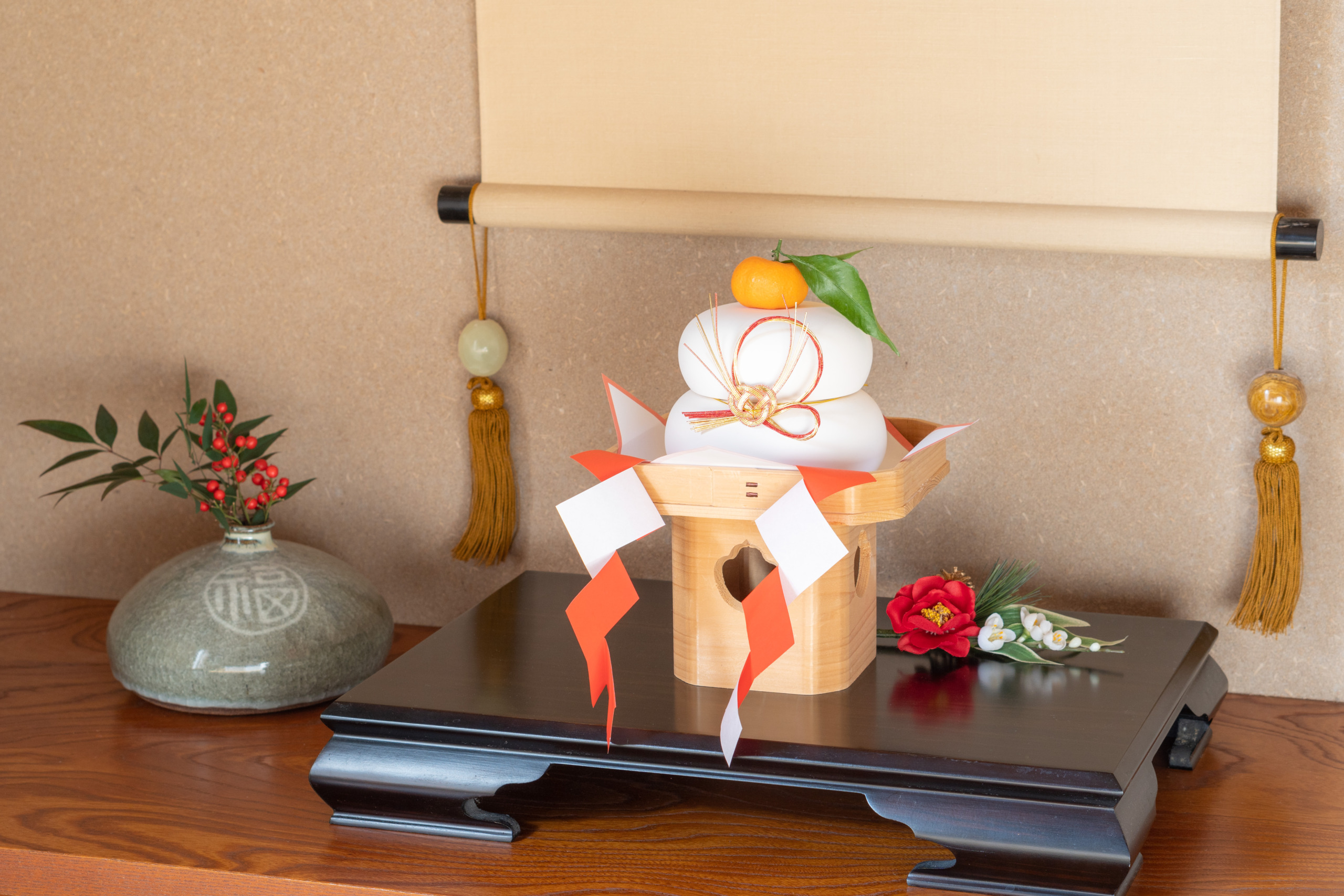 2025 神棚に鏡餅を飾る‼️家庭菜園!!＆料理!!etc