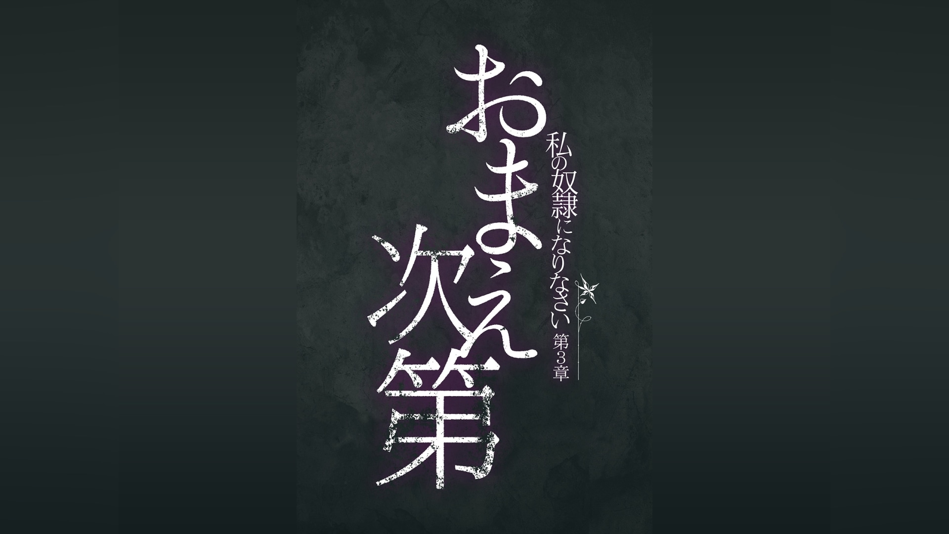 私の奴隷になりなさい 第2章 ご主人様と呼ばせてください